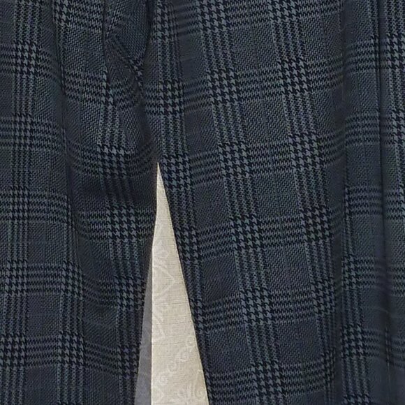 KANCY KOLE High Waist Paper Bag w/Pockets &Tie, Stretch Cropped Trousers  Sz 2XL - Picture 6 of 13